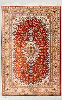 Rug, Ghom, silk, approximately 150 x 100 cm.