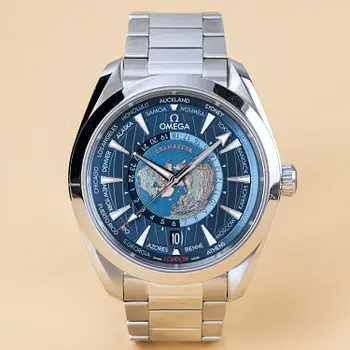 Omega, Seamaster Aqua Terra 150M Co-Axial Master Chronometer GMT Worldtimer
