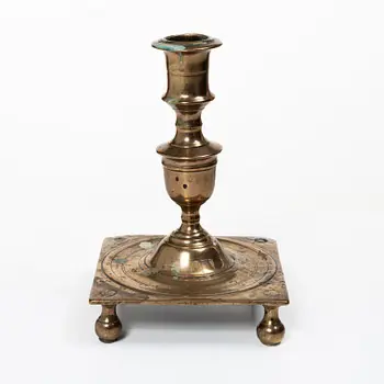 A Baroque candlestick, 17th/18th Century.