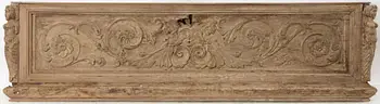 An Italian carved baroque panel, 17th / 18th century.
