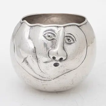 Olle Ohlsson, a sterling silver bowl/tumbler, Stockholm, Sweden 1998.