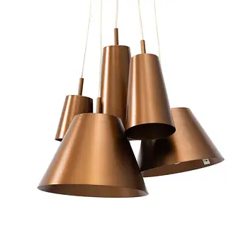 A 'Flowers' ceiling lamp, Hüttners.
