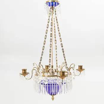 Chandelier, Gustavian style, 20th century.