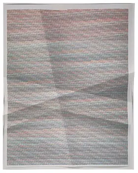 John Houk, "Untitled, 20,735 combinations of a 2x2 grid, 12 colors".