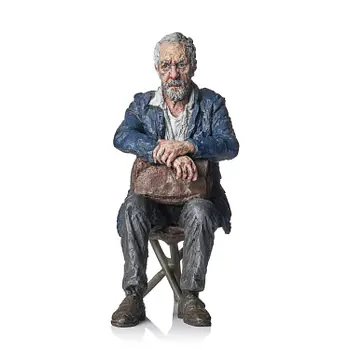 Sean Henry, "Maquette for Seated Figure".
