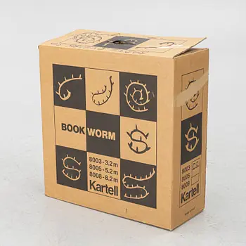 Ron Arad, Bookcase “Bookworm” in plastic, Kartell, designed in 1994.