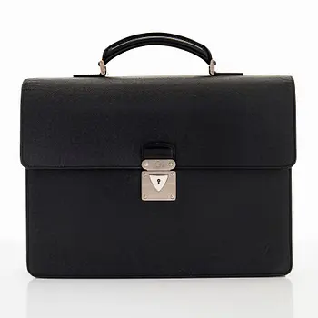 Louis Vuitton, a Taiga leather "Neo Robusto" briefcase.