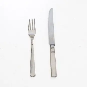 Jacob Ängman, Cutlery set, 37 pieces, silver, “Rosenholm”, GAB, including