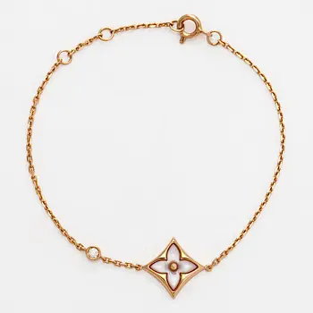 Louis Vuitton, an 18K rose gold 'Color Blossom BB Star' bracelet with