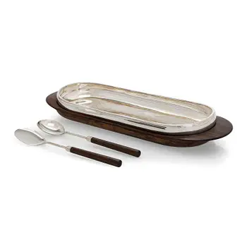 Kay Bojesen, Serving dish and servers in sterling silver and rosewood
