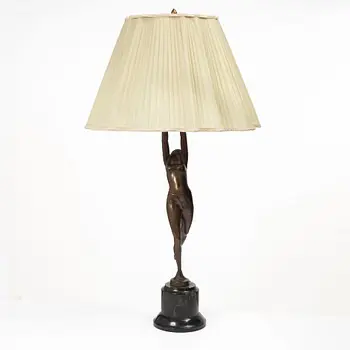 An Art Deco table lamp, 1920s/30s.