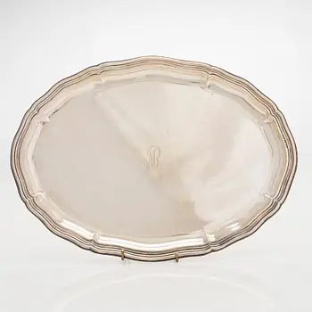 A silver tray, Helsinki 1928.