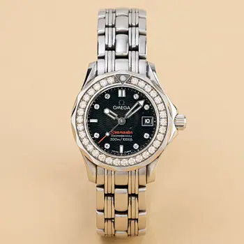 Omega, Seamaster, Diver 300M, "Diamond-set dial and bezel", ca 2016.