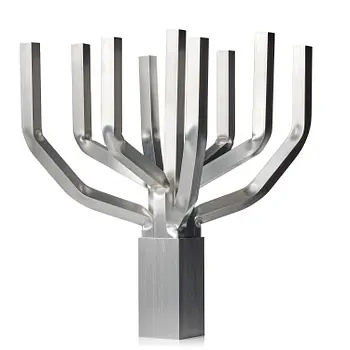 David Taylor, a unique "Aluminium Candelabra 9", Studio Mellösaverken
