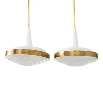 Ceiling lamps, 2 pcs, 1950s/60s.