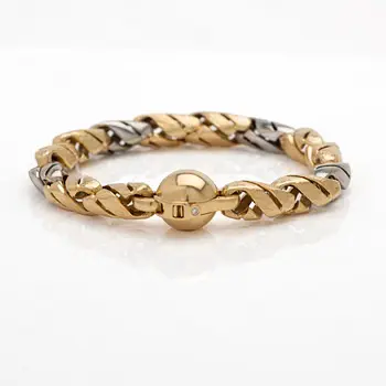 18K gold bracelet with a diamond, Per Borup Design, Denmark.