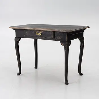 A Swedish late baroque desk, mid 18th century.