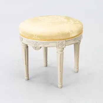 Gustavian stool, late 18th century.