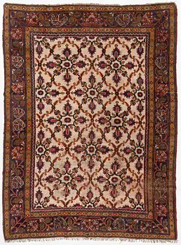 A Masulipatnam carpet, north India, c. 402 x 333 cm.