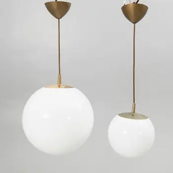 Ceiling lamps, 2 pieces, second half of the 20th century.