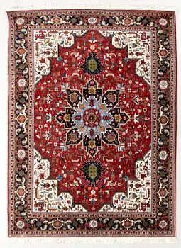 Carpet, Tabriz, approx. 201 x 146 cm.