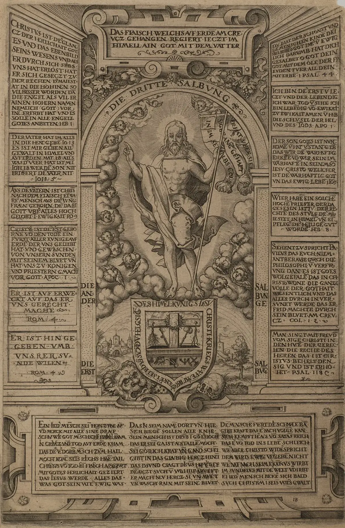 Monogram IB (17th), Salvator Mundi, Etching Monogramist IB (17th century):