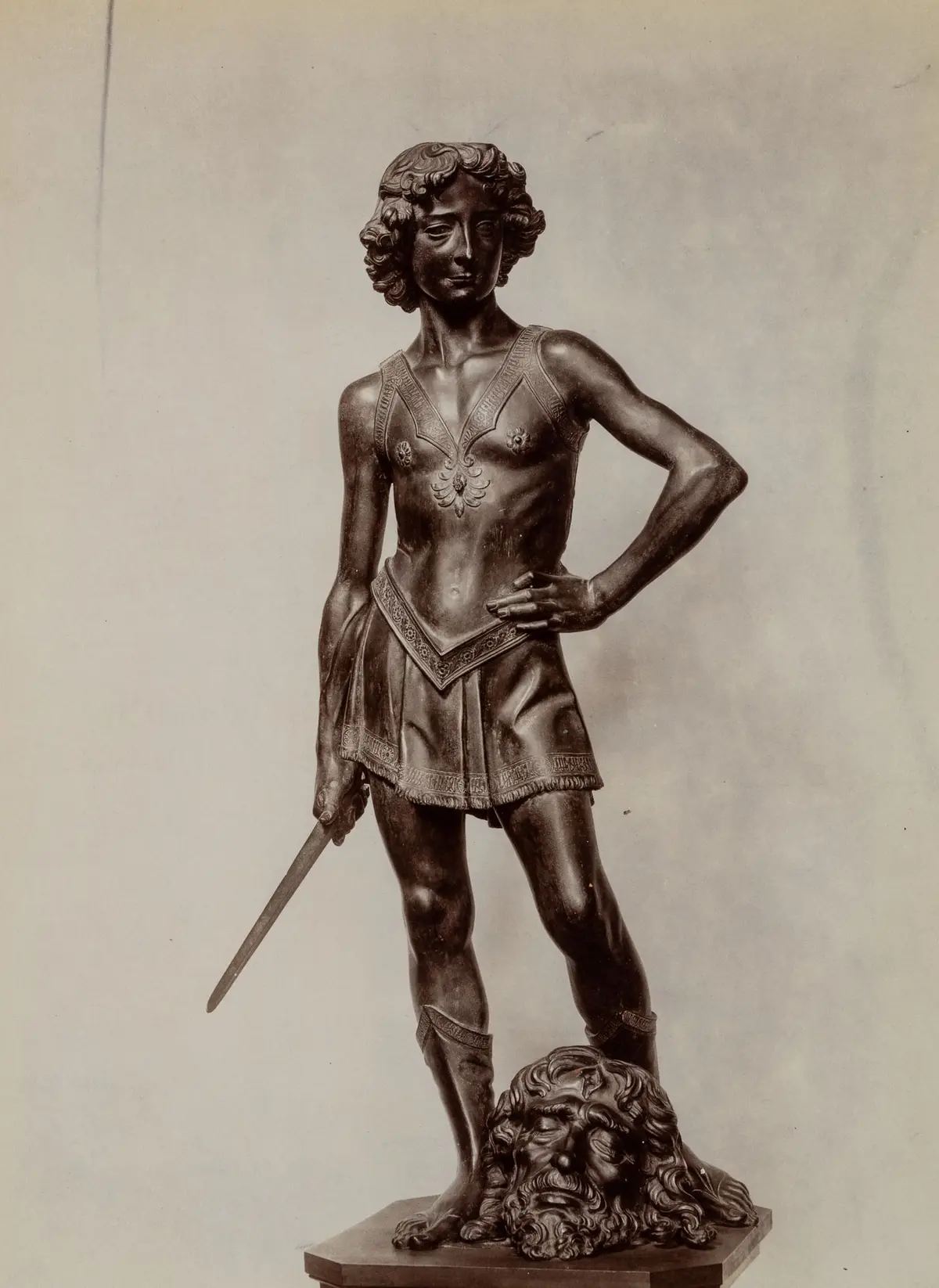 FRATELLI ALINARI (19th), David by Verrocchio, Florence, around 1880