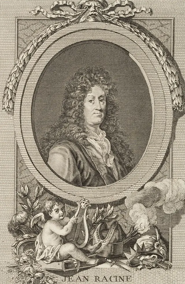 J. DUPIN (18th) after SANTERRE (*1651), Portrait of the writer Jean