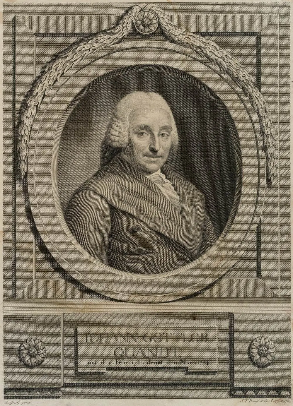J. BAUSE (*1738) after GRAFF (*1736), Portrait of J. G. Quandt (1721–1784)