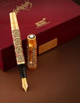 MONTBLANC, PATRON OF ARTS, SEMIRAMIS, A LIMITED EDITION FOUNTAIN PEN