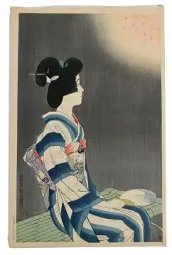 ‡ Ito Shinsui (1898-1972), Fireworks (Hanabi), Showa period