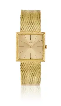 AUDEMARS PIGUET, AN 18 CARAT GOLD BRACELET WATCH