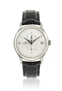 Y JAEGER LECOULTRE, MASTER HOMETIME, REF. 174.8.05.S, A STAINLESS