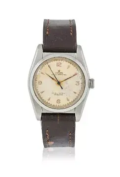 ROLEX, OYSTER PERPETUAL BUBBLE BACK, REF. 5050, A STAINLESS STEEL WRISTWATCH