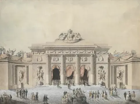 JEAN-FRANÇOIS-THÉRÈSE CHALGRIN (FRENCH 1739-1811), BALLROOM FOR THE
