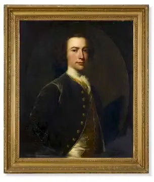‡ ALLAN RAMSAY (SCOTTISH 1713-1784), PORTRAIT OF VALENTINE MORRIS (1727-1789)