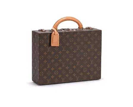 LOUIS VUITTON, MONOGRAM, A COATED CANVAS HARD JEWELLERY CASE