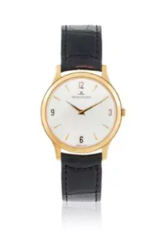 Y JAEGER LECOULTRE, REF. 145.2.79.S, AN 18 CARAT GOLD WRISTWATCH
