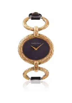 BUECHE GIROD, A 9 CARAT GOLD WRISTWATCH