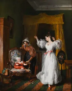 CHARLES ROBERT LESLIE (BRITISH 1794-1859), THE MOTHER'S HOPE