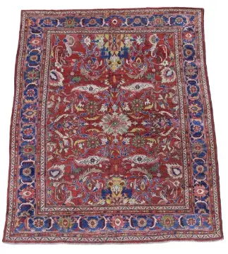 A FINE SULTANABAD CARPET, CIRCA 1890