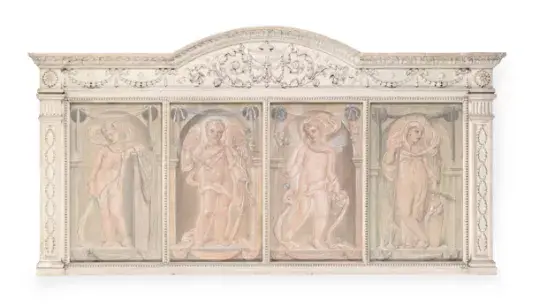 SIMEON SOLOMON (BRITISH 1840-1905), SOMNUS; AMOR, VOLUPTAS; AND MORS