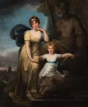 MARIA COSWAY (BRITISH 1759/60-1838), PORTRAIT OF CAROLINE, PRINCESS