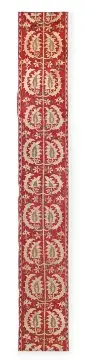 AN OTTOMAN SILK EMBROIDERY, 19TH CENTURY