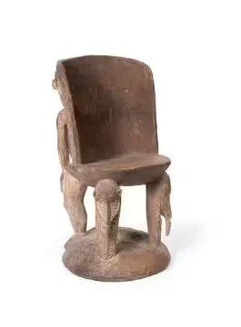 A IATMUL ORATOR’S STOOL