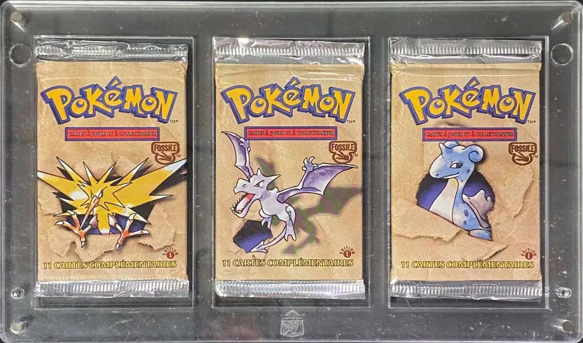 Pokémon: Fossil Art Set Booster Pack, 1st Edition