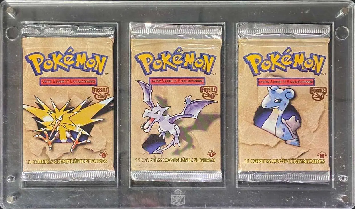 Pokémon: Fossil Art Set Booster Pack, 1st Edition