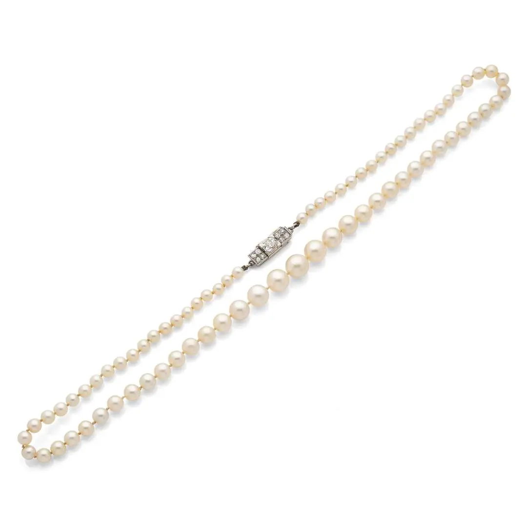 “FINE PEARLS” NECKLACE, Necklace