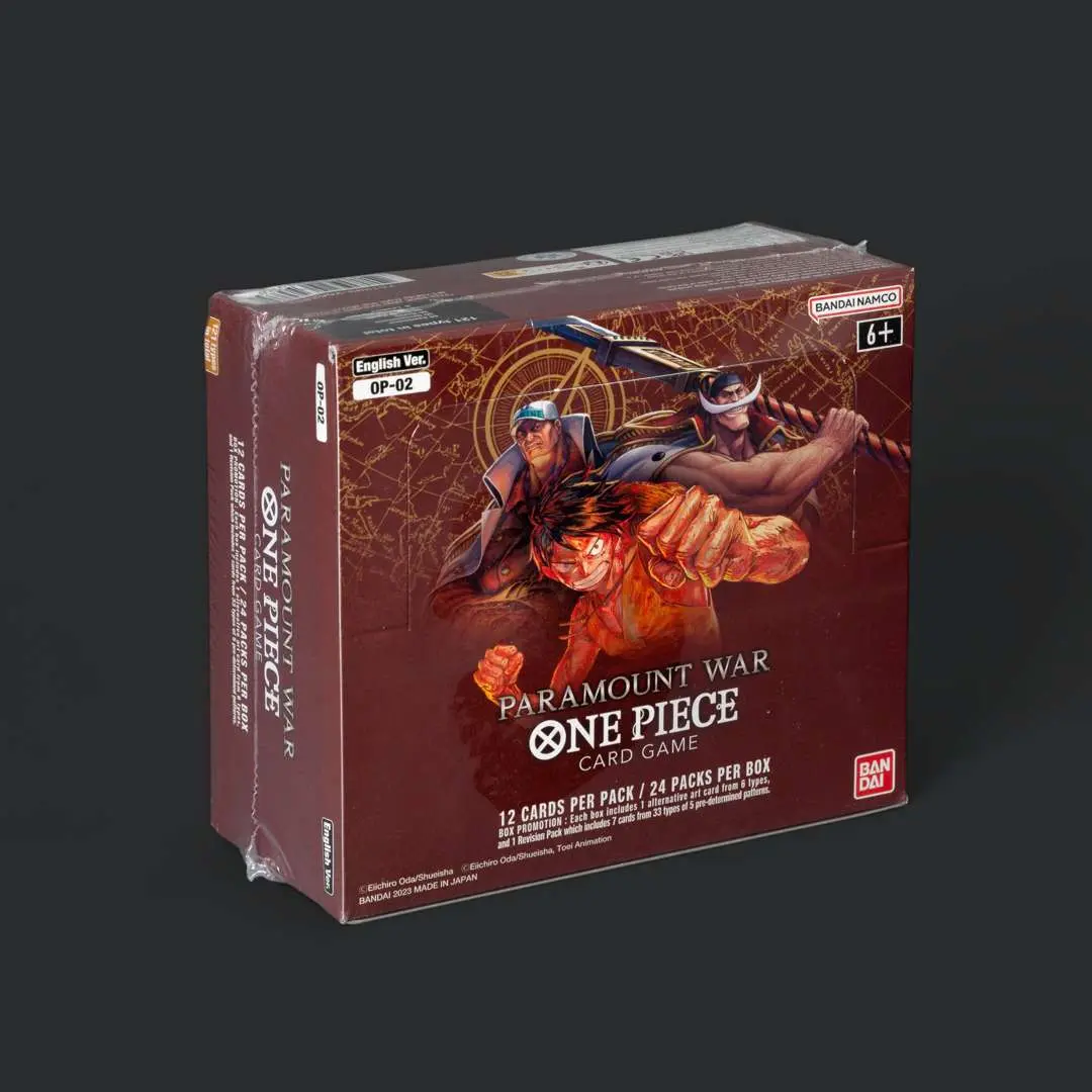 One Piece: OP02 sealed display, Voir avenant mail Kevin Desnos