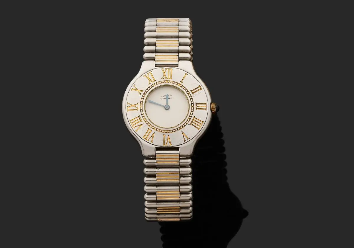 Cartier, Must 21. Ref. 9010 Montre bracelet, vendue en 1987 Acier